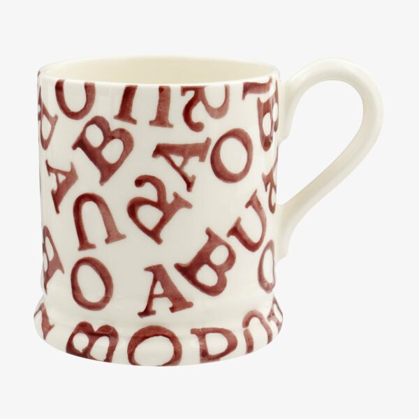 Seconds Barbour All-Over Polka Red 1/2 Pint Mug