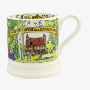 Dream Homes Cottage In The Woods 1/2 Pint Mug