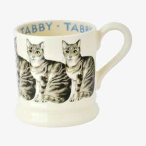 Cats Tabby 1/2 Pint Mug