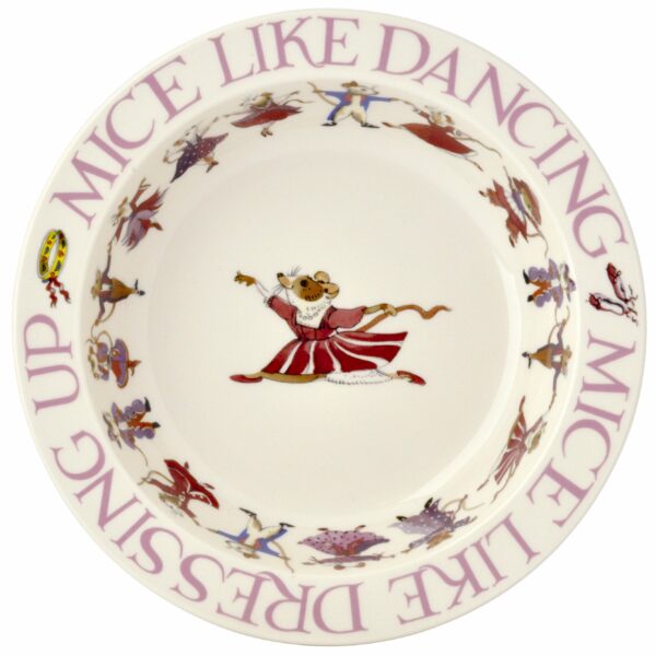 Seconds Dancing Mice Baby Bowl