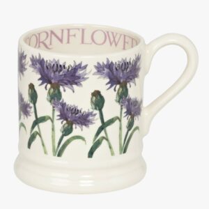 Flowers Cornflower 1/2 Pint Mug