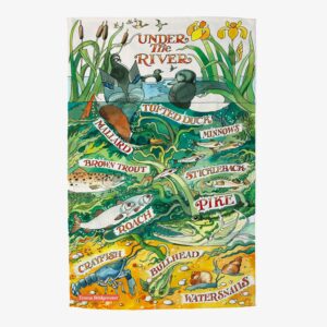 River & Shore Under The River Tea Towel