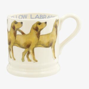 Dogs Yellow Labrador 1/2 Pint Mug
