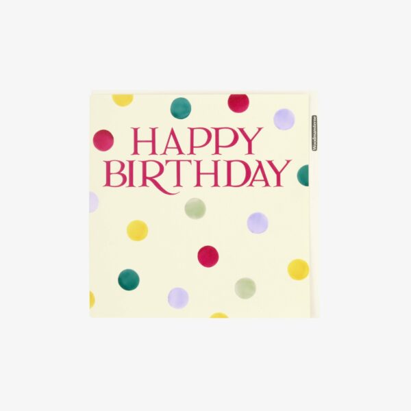 Happy Birthday Polka Dot Card