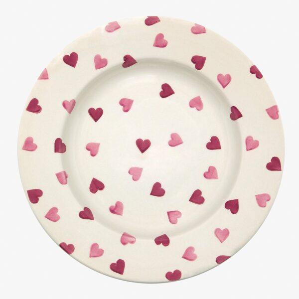 Pink Hearts 10 1/2 Plate