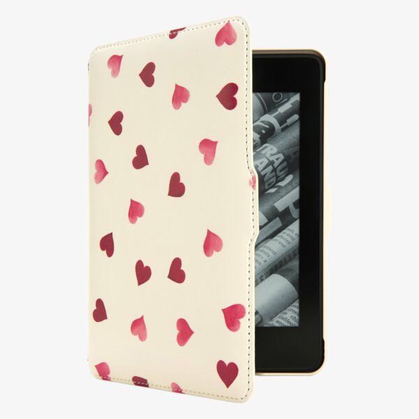 Pink Hearts Kindle Case