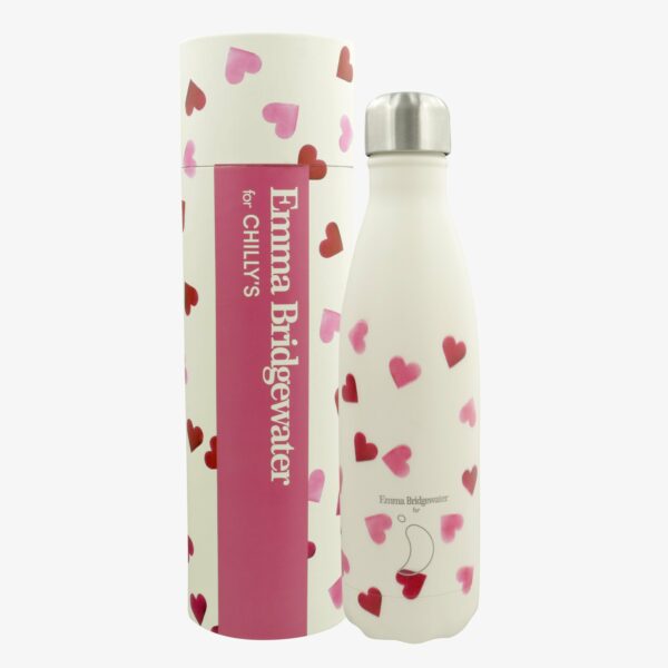 Pink Hearts Insulated Bottle