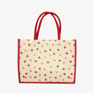 Pink Hearts RPET Shopper Bag