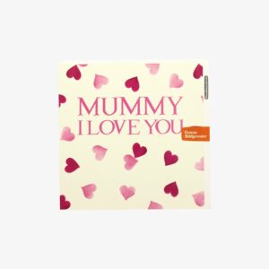 Pink Hearts Mummy I Love You Card