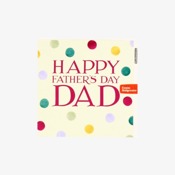 Polka Dot Happy Father's Day Card