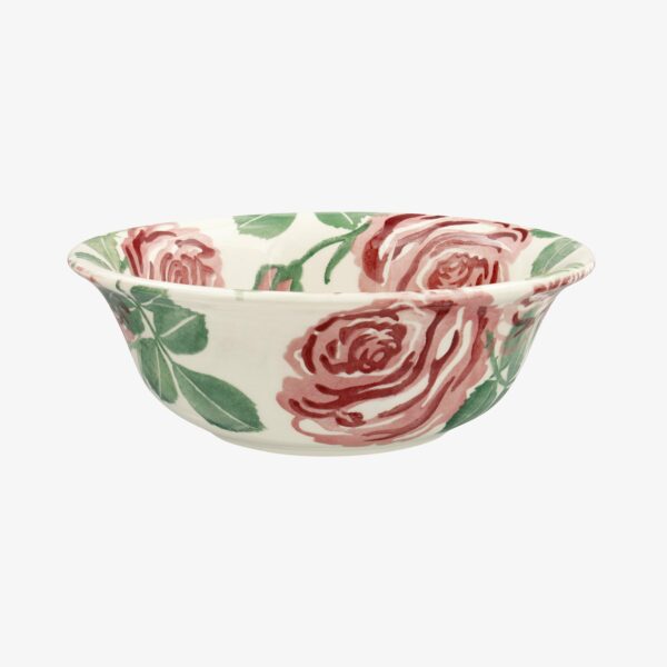 Pink Roses Cereal Bowl