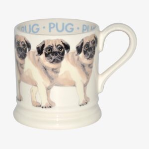 Dogs Pug 1/2 Pint Mug