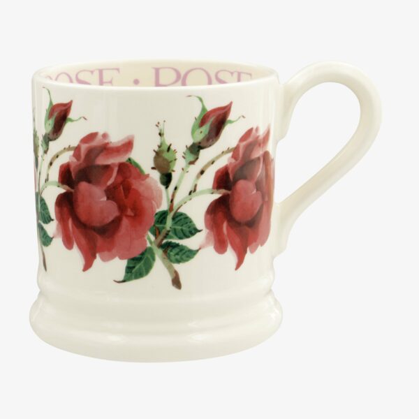 Flowers Red Rose 1/2 Pint Mug