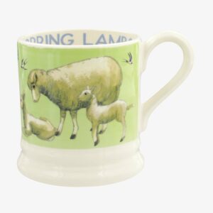 Bright New Morning Spring Lambs 1/2 Pint Mug