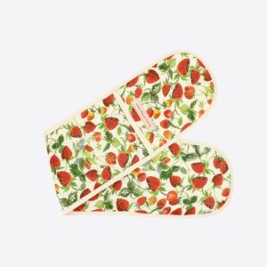 Vegetable Garden Strawberries Double Oven Glove