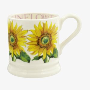 Seconds Flowers Sunflower 1/2 Pint Mug