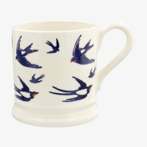 Blue Swallows 1/2 Pint Mug
