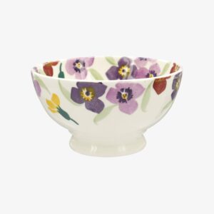 Purple Wallflower French Bowl