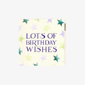 Lots of Birthday Wishes Star Card