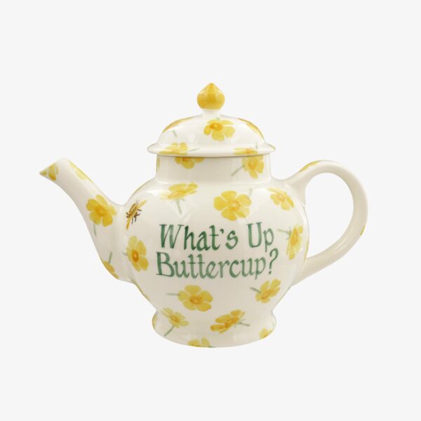 Personalised Buttercup 4 Mug Teapot