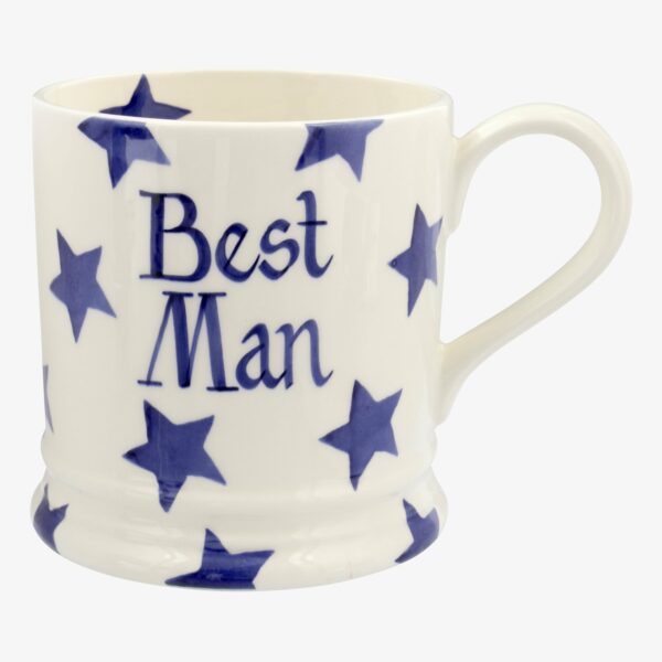Personalised Blue Star 1 Pint Mug