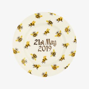 Personalised Bumblebee 8 1/2 Plate