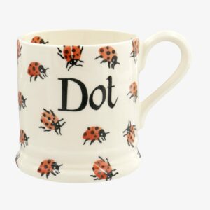 Personalised Ladybird 1/2 Pint Mug