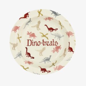 Personalised Pink Dinosaurs Baby Bowl