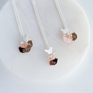 Personalised Family Bird Necklace