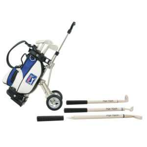 Model Golf Bag And Cart Pen Holder