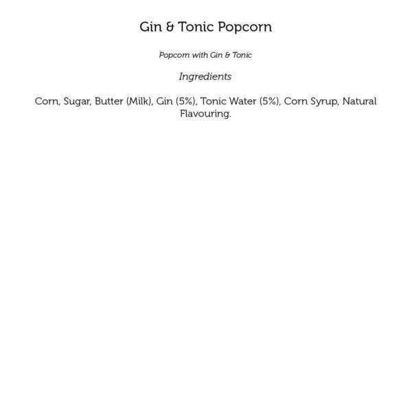 Gin & Tonic Popcorn