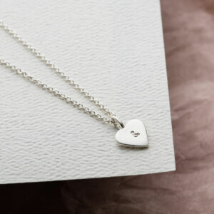 Personalised Mini Heart Charm Necklace