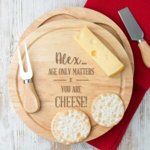 Personalised Birthday Cheese Board Set
