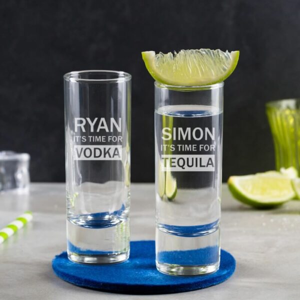 Personalised Tall Shot Glass