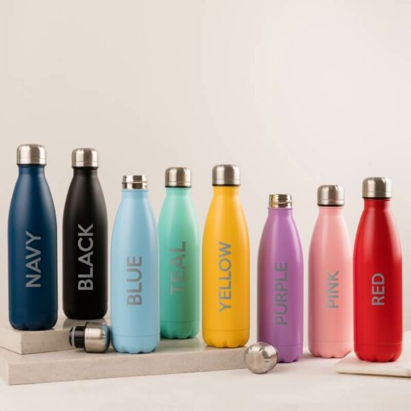 Personalised Initial Colour Flask