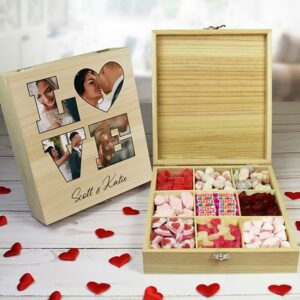 Personalised Love Photo Sweet box - 9 Compartments