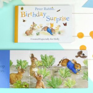Personalised Peter Rabbit ‘Birthday Surprise’ Board Book