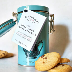 Cartwright And Butler Milk Chocolate Chunk Biscuits in Tin