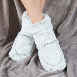 Cozy Microwaveable Boots - Grey