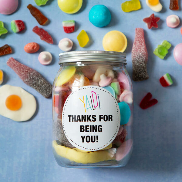 Thanks for Being You Greedy Guts Small Sweet Jar