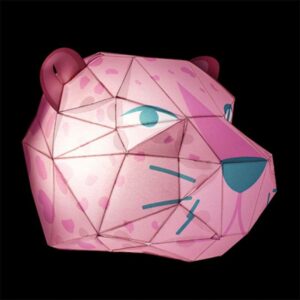Make Your Own Leopard Head Paper Light