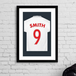 Personalised Football Shirt Print - England