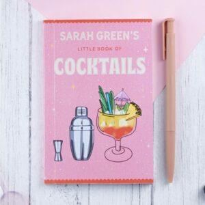 Personalised Pocket Cocktail Recipe Book