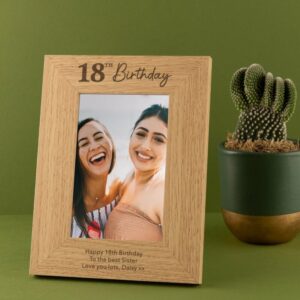 Personalised 18th Birthday Photo Frame