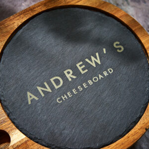 Personalised Slate Cheese Board & Knife Set