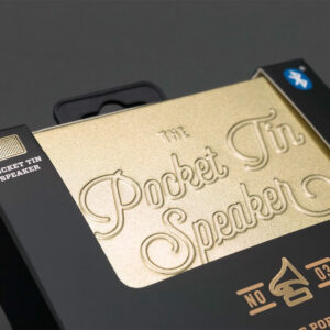 Pocket Tin Speaker - Gold Bluetooth Edition
