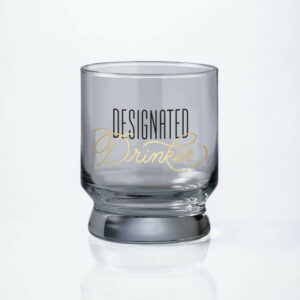 Designated Drinker Lowball Glass