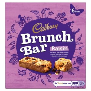 Cadbury Brunch Bars Raisin 5 Pack