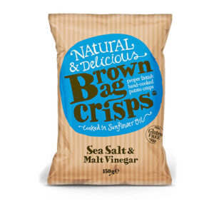 Brown Bag Crisps Sea Salt & Malt Vinegar