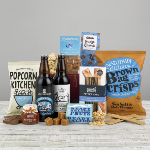 Craft Beers & Snacks Gift Box